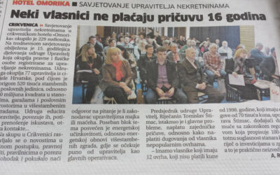 Održano savjetovanje upravitelja zgradama u Crikvenici