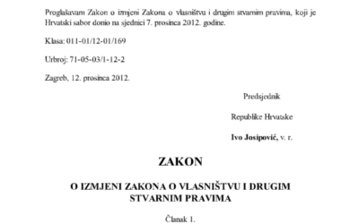 Produžen rok za upis zgrada u ZK